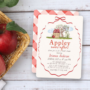 Appelachtige Appelboom Bruiloft Feest Kaart