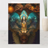 Appelant les animaux d'esprit carte de voeux (Dos)