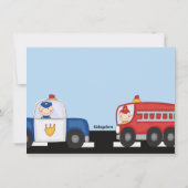 Appelant tous les héros carte de remerciements (Dos)