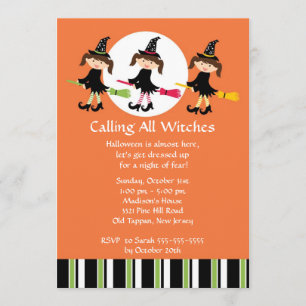 Appelant toutes les sorcières invitation de