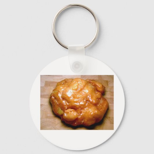 Appelbeignet Sleutelhanger (Voorkant)