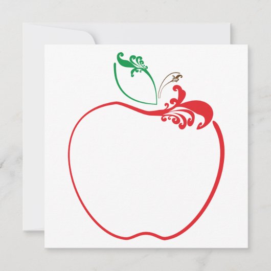 appelbloei kaart (Voorkant)