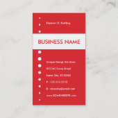 appelbloei visitekaartje (Achterkant)