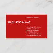 appelbloei visitekaartje (Achterkant)