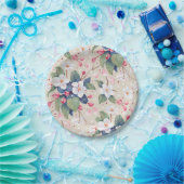 Appelbloesem (Albescent White) Papieren Bordje (Feest)