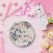 Appelbloesem (Albescent White) Papieren Bordje (Feest)