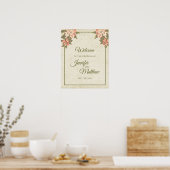  appelbloesem | Bruiloft Welkomstbord Poster (Keuken)