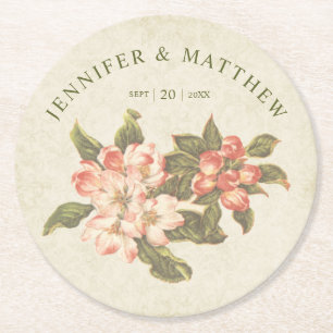 appelbloesem Cheers bruiloft Onderzetter