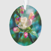 Appelbloesem en knoppen ornament (voorkant)