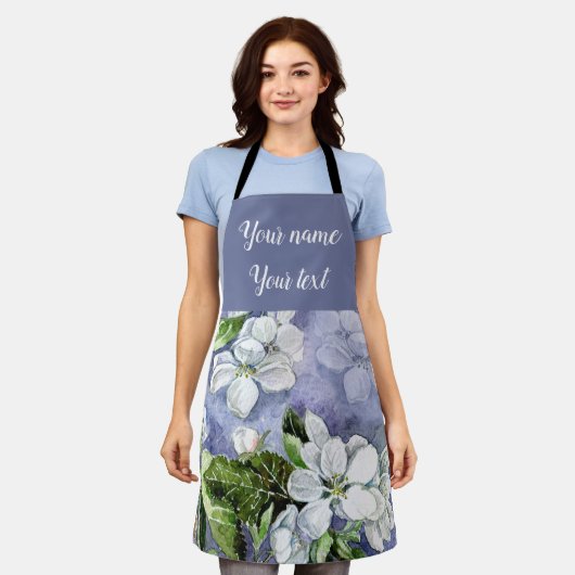 Appelbloesem Schort (Gedragen)