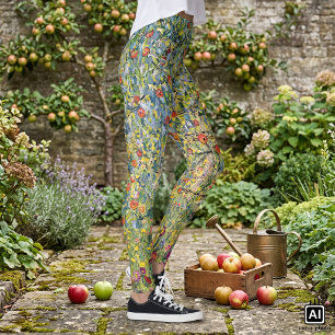 Appelboom door Gustav Klimt, Vintage Art Nouveau Leggings