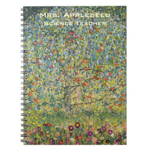 Appelboom door Gustav Klimt, Vintage Art Nouveau Notitieboek