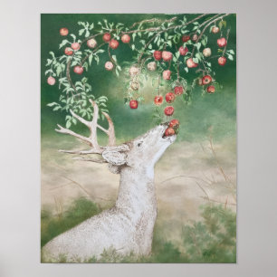 Appelboom hert poster
