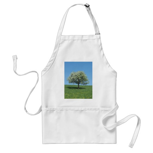 appelboom standaard schort (Voorkant)