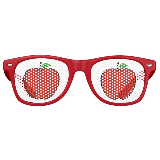 appelbril retro zonnebril (Voorkant)