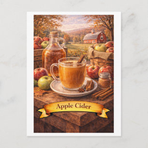 Appelcider (Amerikaanse Voedsel Serie) Briefkaart