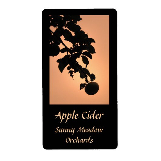 Appelcider-labels Etiket (Voorkant)