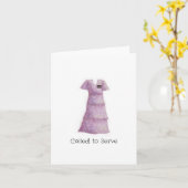 Appelé à servir une carte de voeux missionnaire (Fleur jaune)