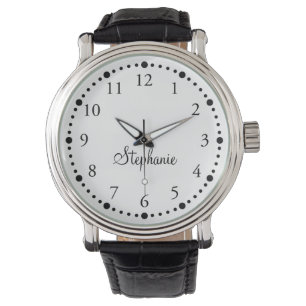 Appelé et a coloré les montres personnalisées p