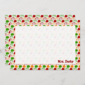 Appelen! Appelen! Appelen! Speciaal papier Notitiekaartje (Voorkant / Achterkant)