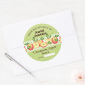 Appelen appelmoes pasteittenvullers fruitconserven ronde sticker (Envelop)