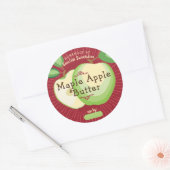 Appelen appelmoes pasteittenvullers fruitconserven ronde sticker (Envelop)