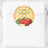 Appelen appelmoes pasteittenvullers fruitconserven ronde sticker (Tas)