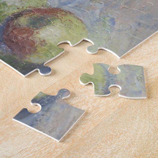 Appelen en druiven  Kunst van Monet Legpuzzel (Zijkant)