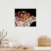 Appelen en druiven poster (Keuken)