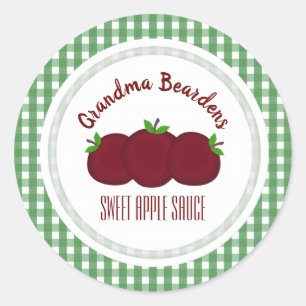 Appelen en gecontroleerde persoonlijke etiketten