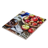 Appelen en noten tegeltje (Zijkant)