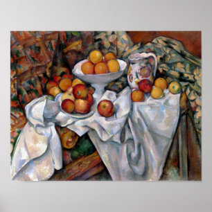 Appelen en Sinaasappels, Paul Cezanne, 1895-1900 Poster