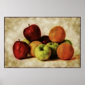  appelen en Sinaasappels Poster