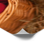 Appelen in mandjes Poster (Hoek)