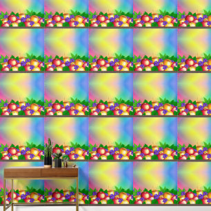 Appelen in Vase Behang