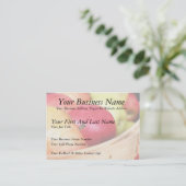 Appelen op de boerenmarkt visitekaartje (Staand voorkant)