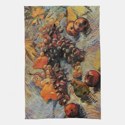 Appelen, peren, lemonen, druiven van Vincent van G Theedoek (Verticaal)