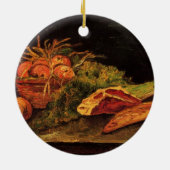 Appelen, vlees en een rol van Vincent van Gogh Keramisch Ornament (Achterkant)