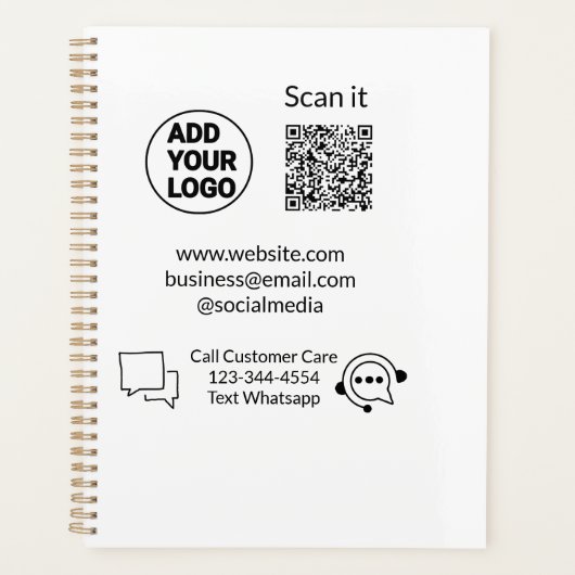 Appeler le texte du service client whatsapp Q R co (Devant)