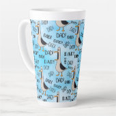 Appeler Papa Grand Tlatte Mug 17 oz (Angle gauche)