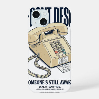 Appelez la réception Retro Motel NIGHTSHIFT 90 iPh