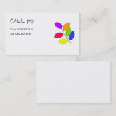 Appelez-moi carte (Devant / Derrière)