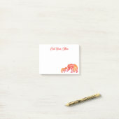 Appelez votre maman Mama Bear Post-it Notes (Sur un bureau)