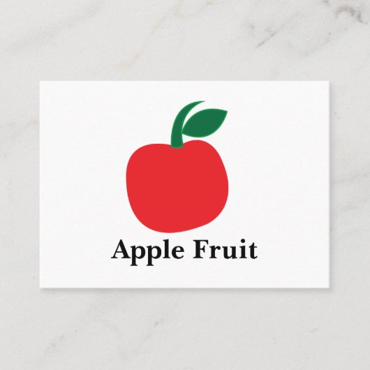 Appelfruit Visitekaartje (Voorkant)