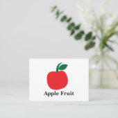Appelfruit Visitekaartje (Staand voorkant)