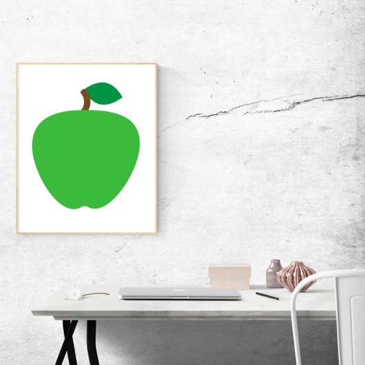 Appelgroen fruit poster