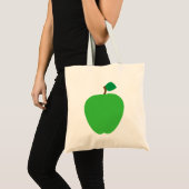 Appelgroen fruit tote bag (Voorkant (product))