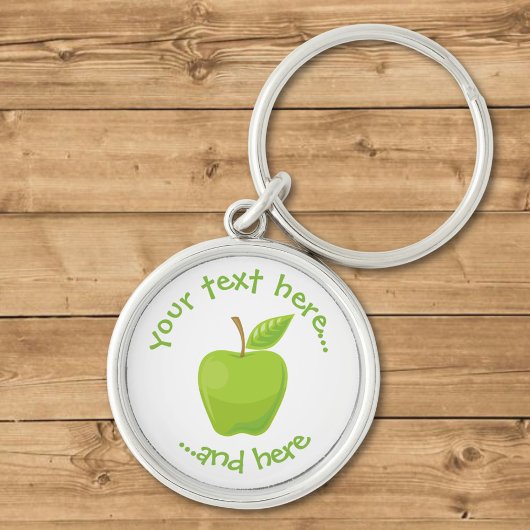 appelgroen sleutelhanger