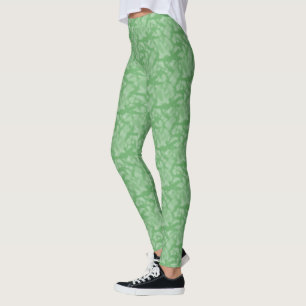 Appelgroene fractal leggings