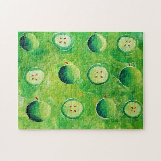 Appelhelften Schilderij Legpuzzel (Horizontaal)